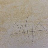 Wifredo lam, el ultimo viaje del buque fantasma - 1, 1976. original lithograph signed