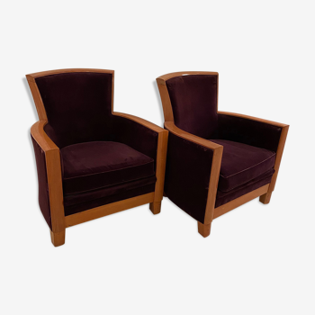 Pair of Armchairs by Rosello Paris