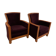 Paire de fauteuils par Rosello Paris