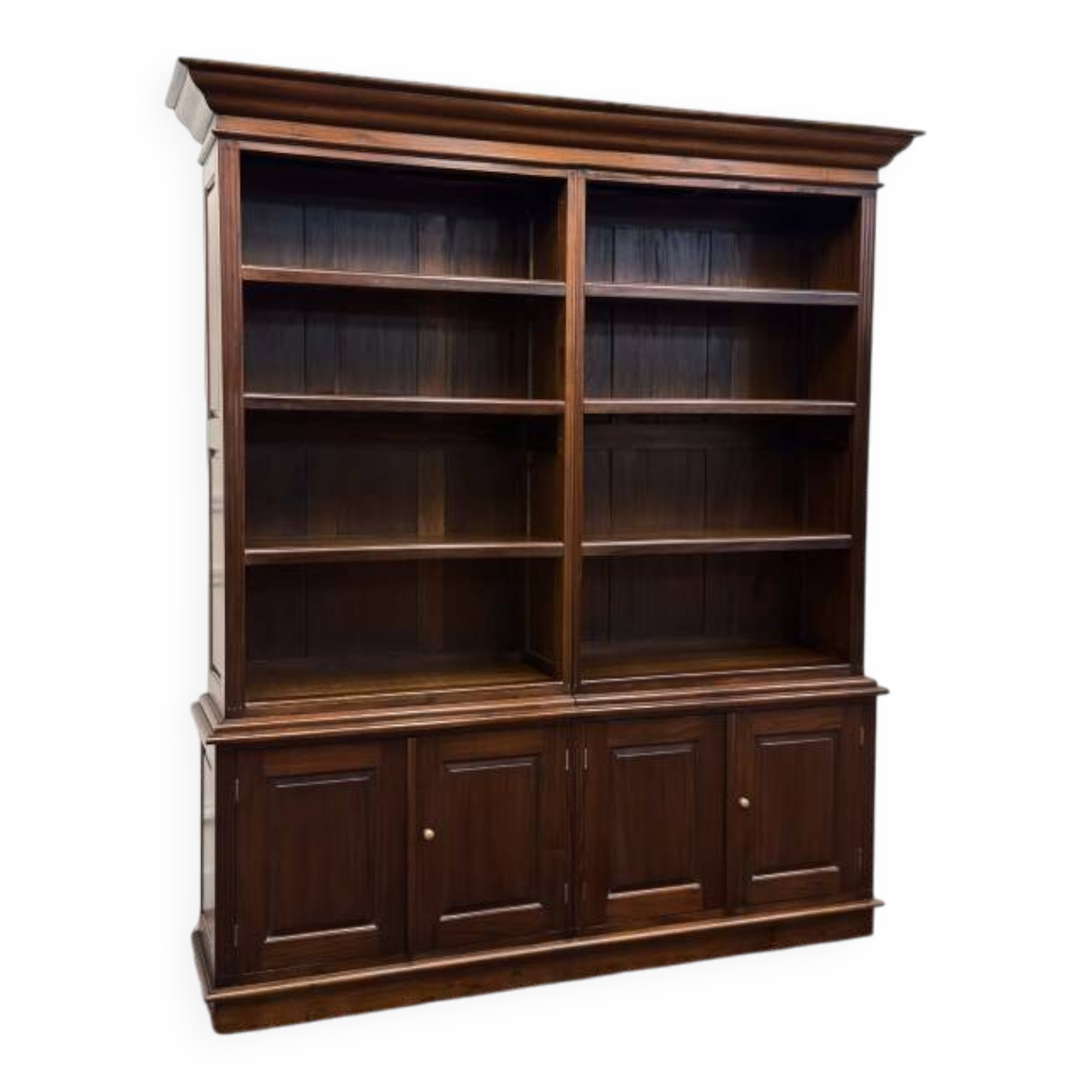 Classic English Semi Open Bookcase