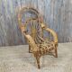 Fauteuil enfant rotin