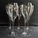 5 Verres à eau – Baccarat Saint Rémy