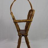 Rattan magazine holder