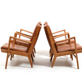 Set of 4 AP-16 armchair in oak by Hans Wegner 1951