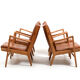 Lot de 4 fauteuils AP-16 en chêne par Hans Wegner
