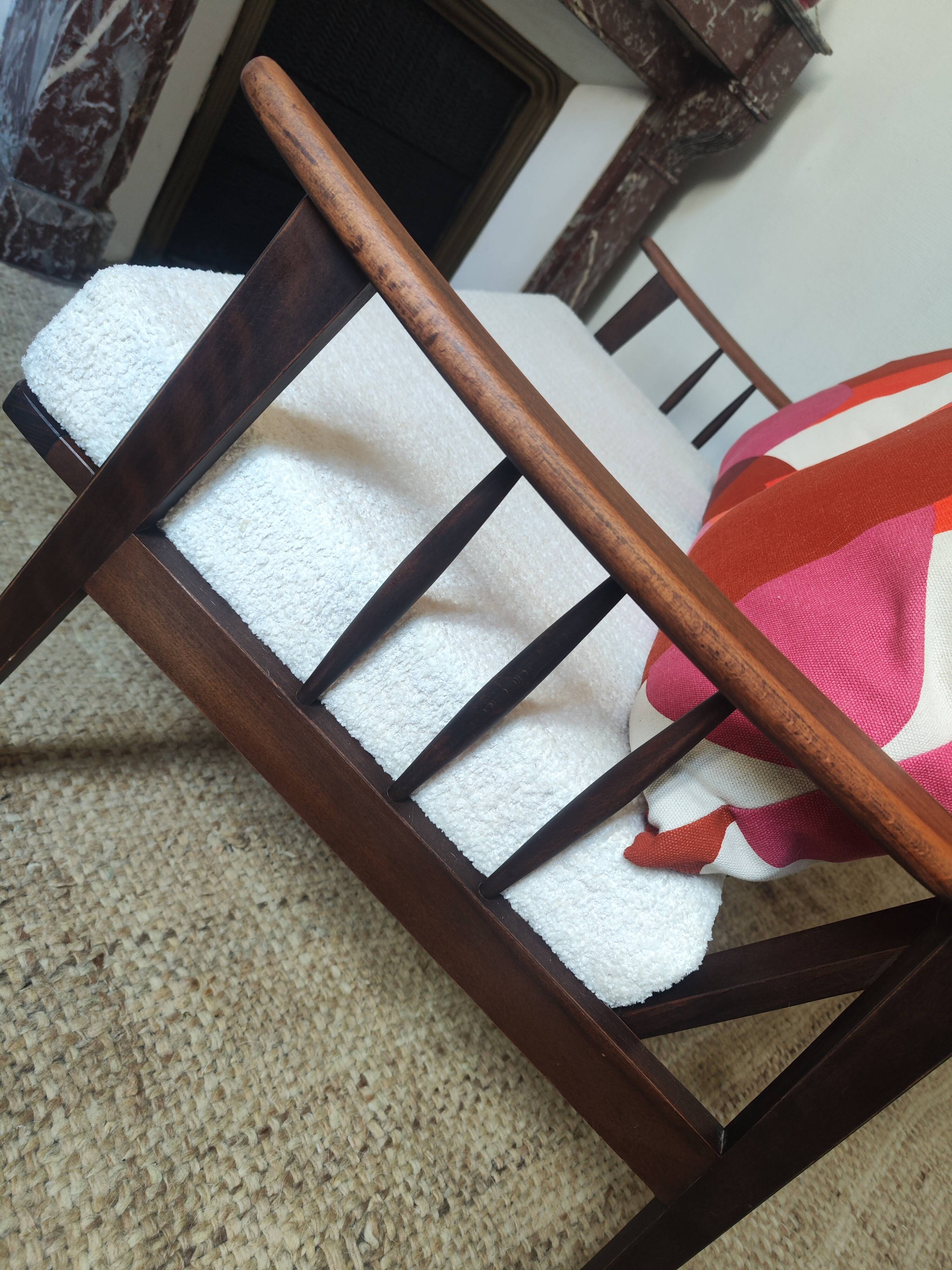 Scandinavian-style bench