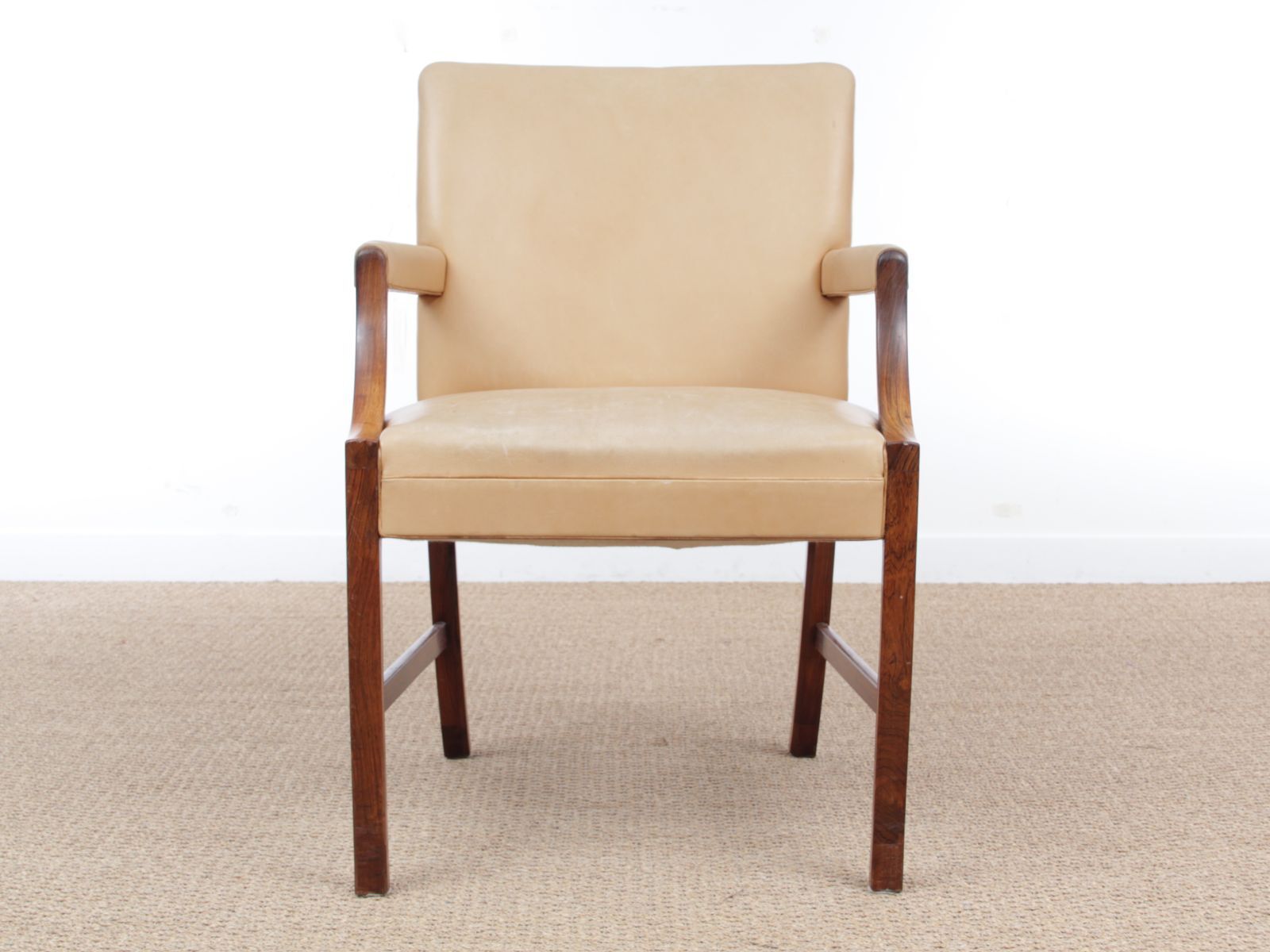 Fauteuil  par Ole Wanscher pour A.J. Iversen Iversen