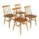 Set de 4 chaises "Fanett" en teck par Ilmari Tapiovaara, Suède, 1960