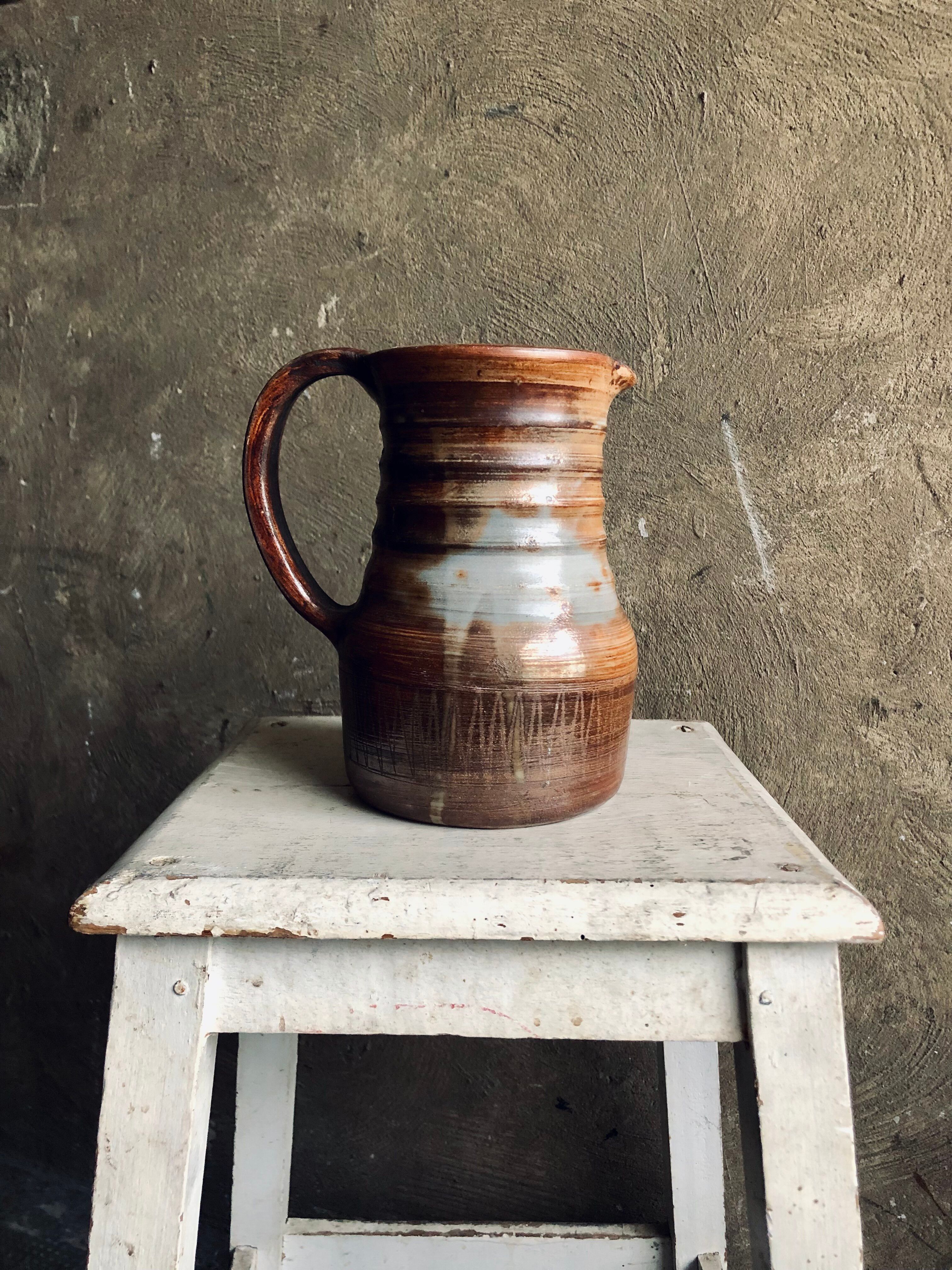 Handcrafted pitcher "The Potter's House" 1960-70