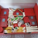 Large wooden toy set about the world of the farm