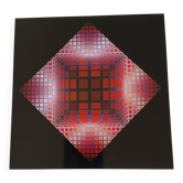 Victor Vasarely Serigraphy op art Editions du Griffon