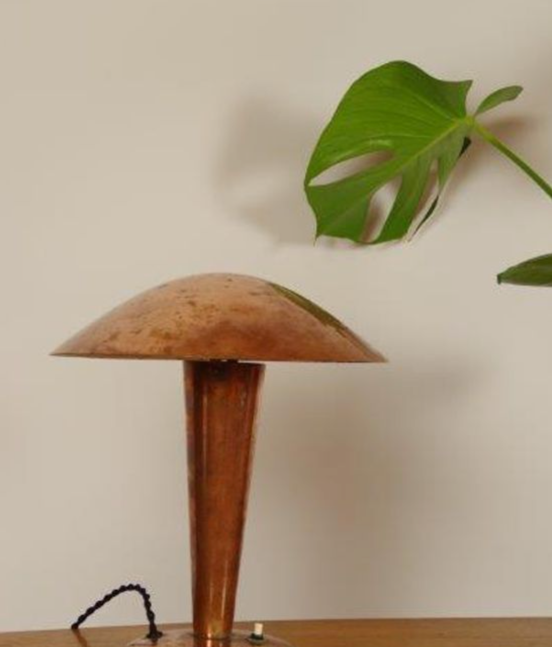 Vintage copper lamp