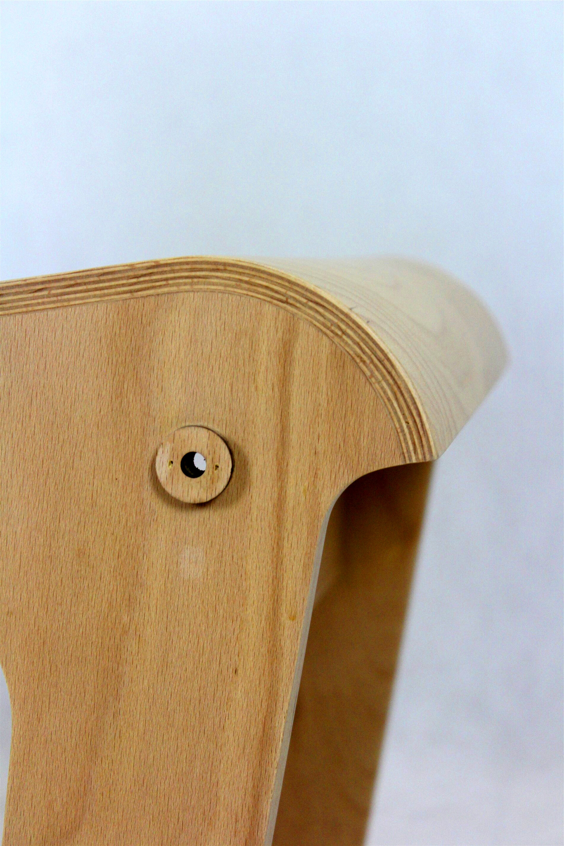 Beech Plywood Bench Symposio by René Šulc for TON, 2010s