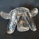 Valves the Chatel empty cut crystal pocket plant shape 50s - 60s