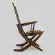 Beech armchair, deckchair by Triconfort, France 1960