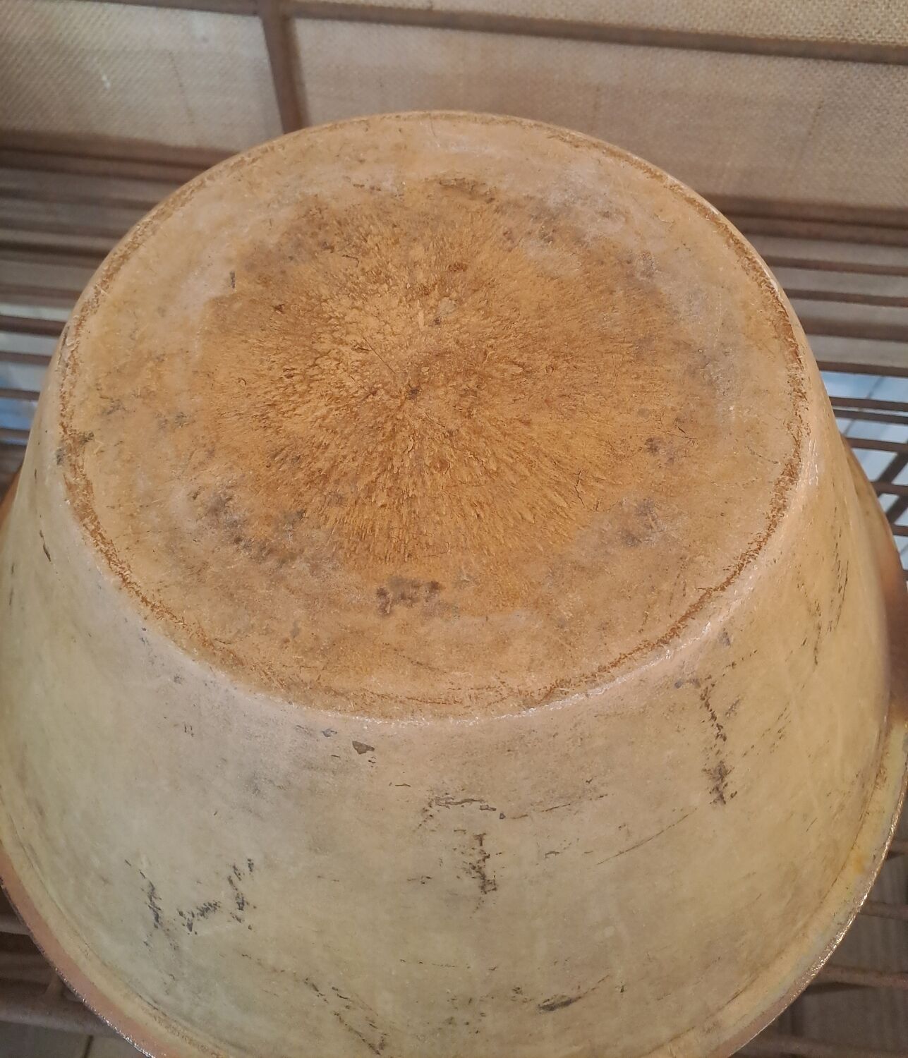 Glazed terracotta bowl