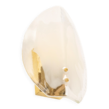 Kalmar wall sconces in brass and Murano glass, Austria, 1970s.