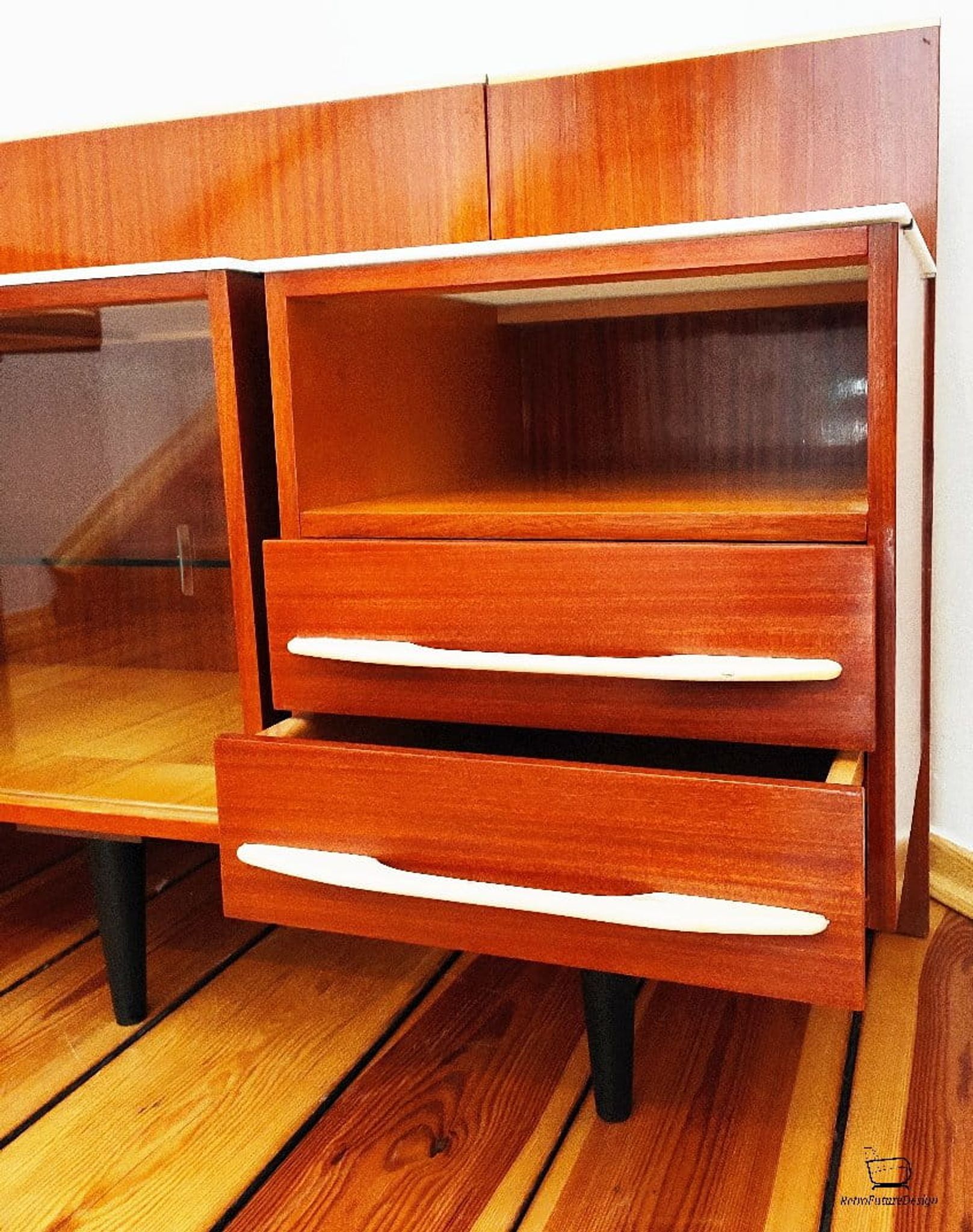 Modular set chest of drawers, desk, cabinet proj. M. Pozar for Up Zavody 1960