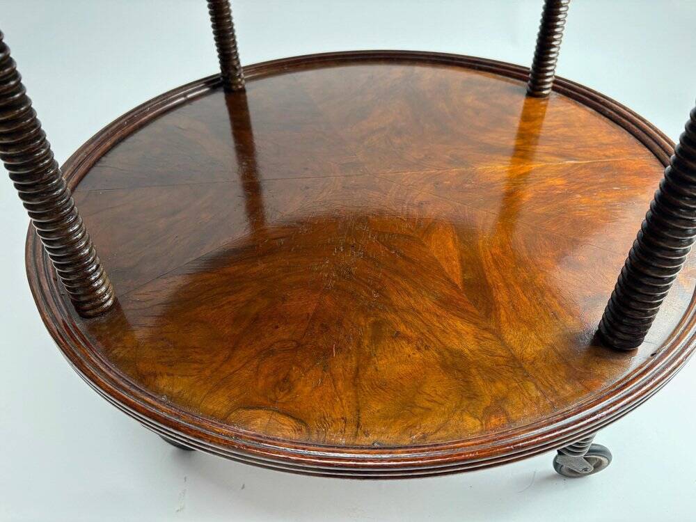 Mid-Century Wooden Bar Cart attributed to Paolo Buffa. Italy, 1940s