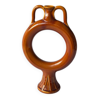 Soliflore objet décoratif en céramique émaillée