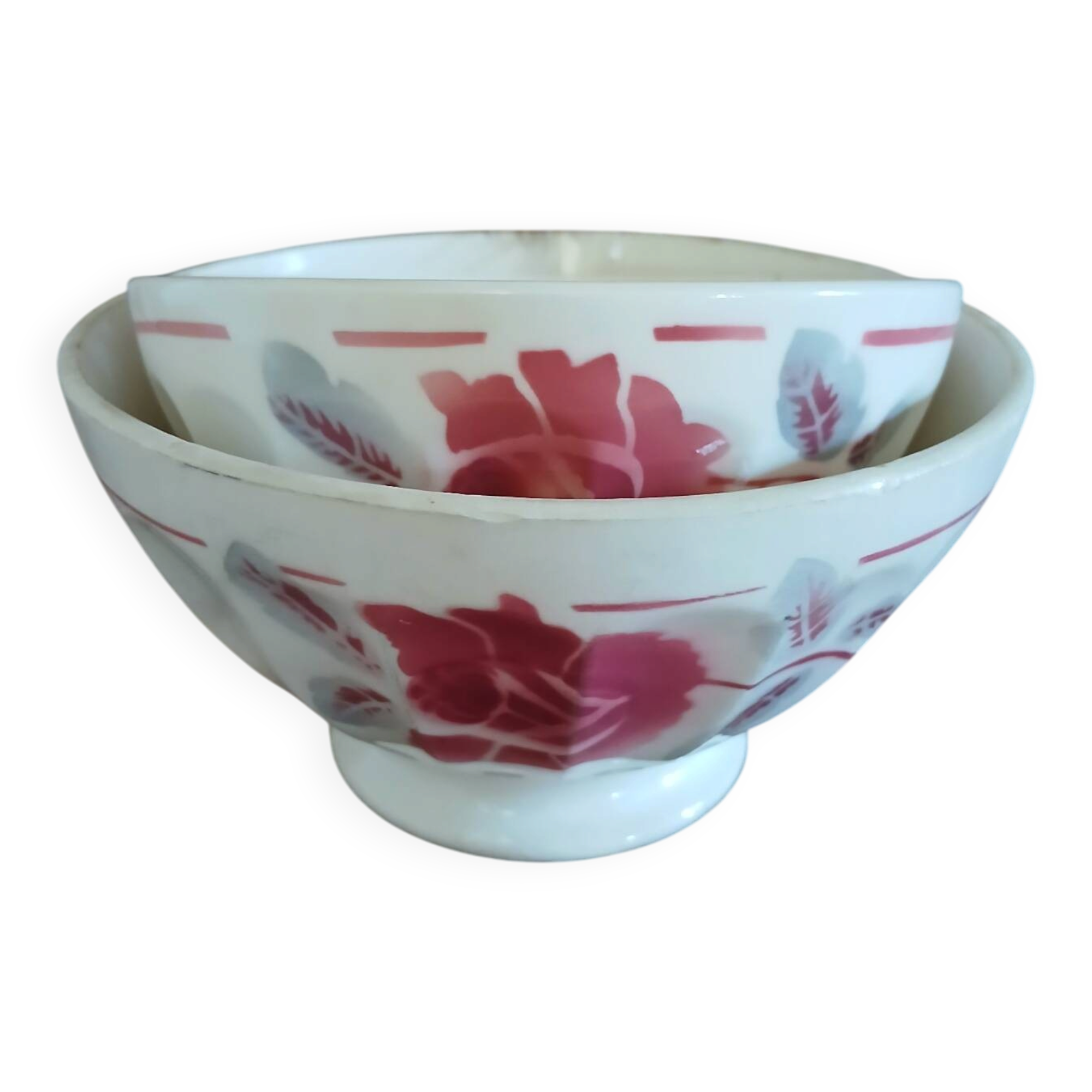2 old canelé bowls