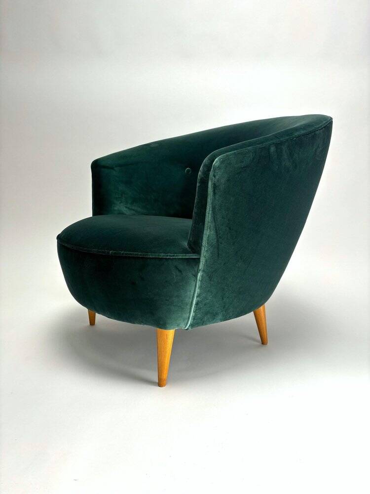 Paire de fauteuils dans le style de Federico Munari, Italie années 50