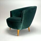 Paire de fauteuils dans le style de Federico Munari, Italie années 50