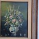 Huile sur toile bouquet de fleurs signée Jean Monnier