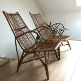 Fauteuils en rotin