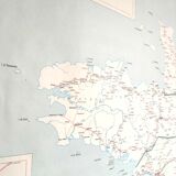 SNCF map in old Brittany