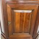 French vintage corner cabinet in solid wood by Ernest Ménard.