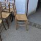 Paire de chaises paillées