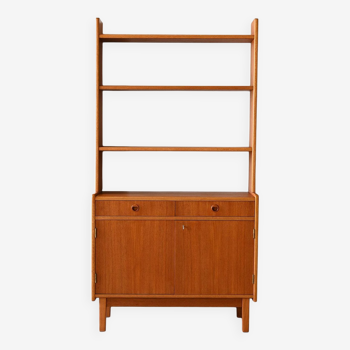 Scandinavian bookcase with drawers Danish style