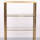 Brass and Glass Etagere or bookcase . Italy 1970s