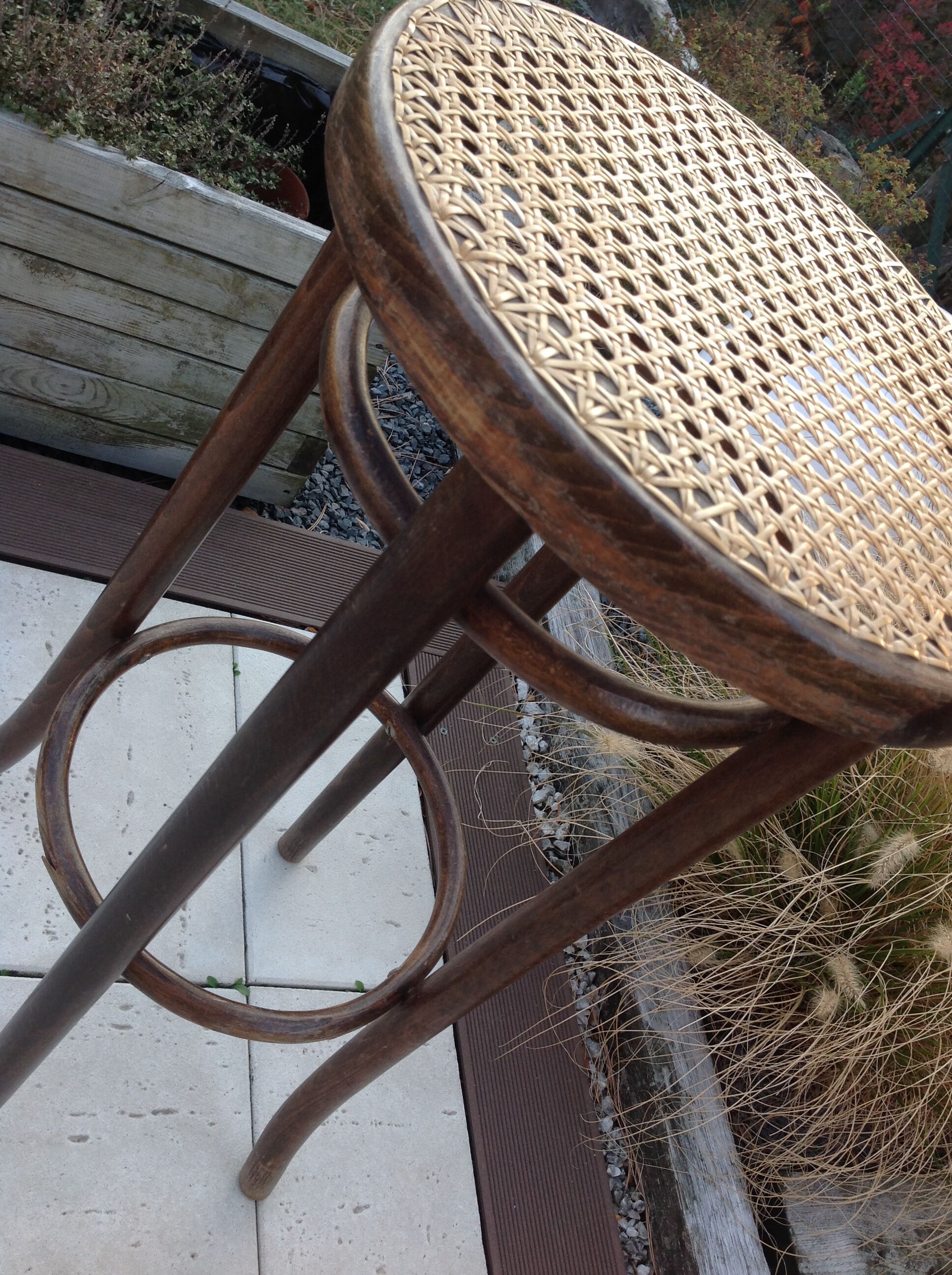 Ancien tabouret de bar par FMB vintage années 50