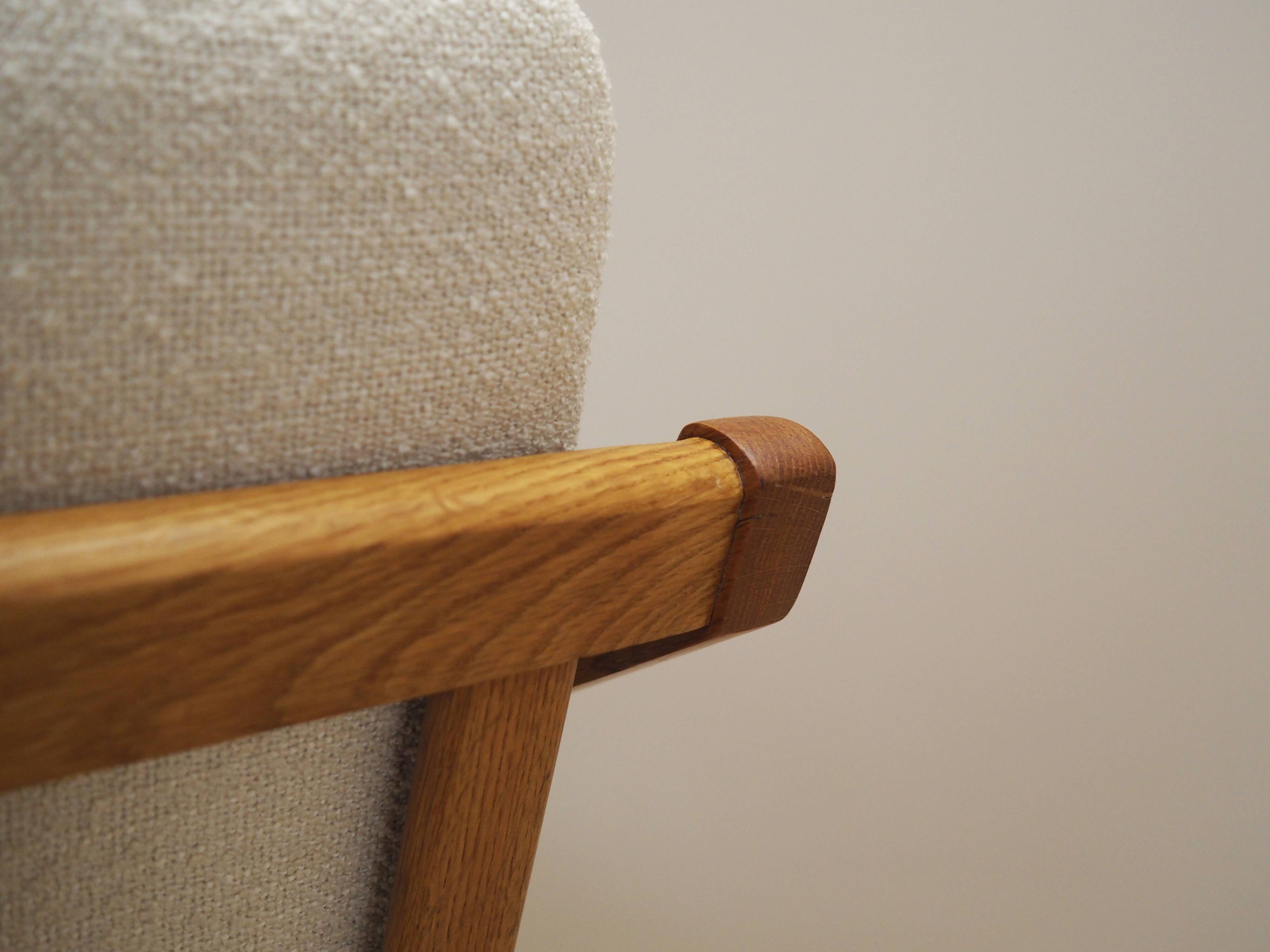 Oak armchair, Danish design, 1960s, designer: H. Brockmann Petersen, produc