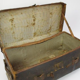 Vintage antique leather suitcase
