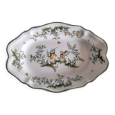 Plat ovale en faience de Moustiers