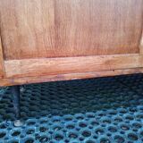 Low storage sideboard 2 doors iron base year 50 60