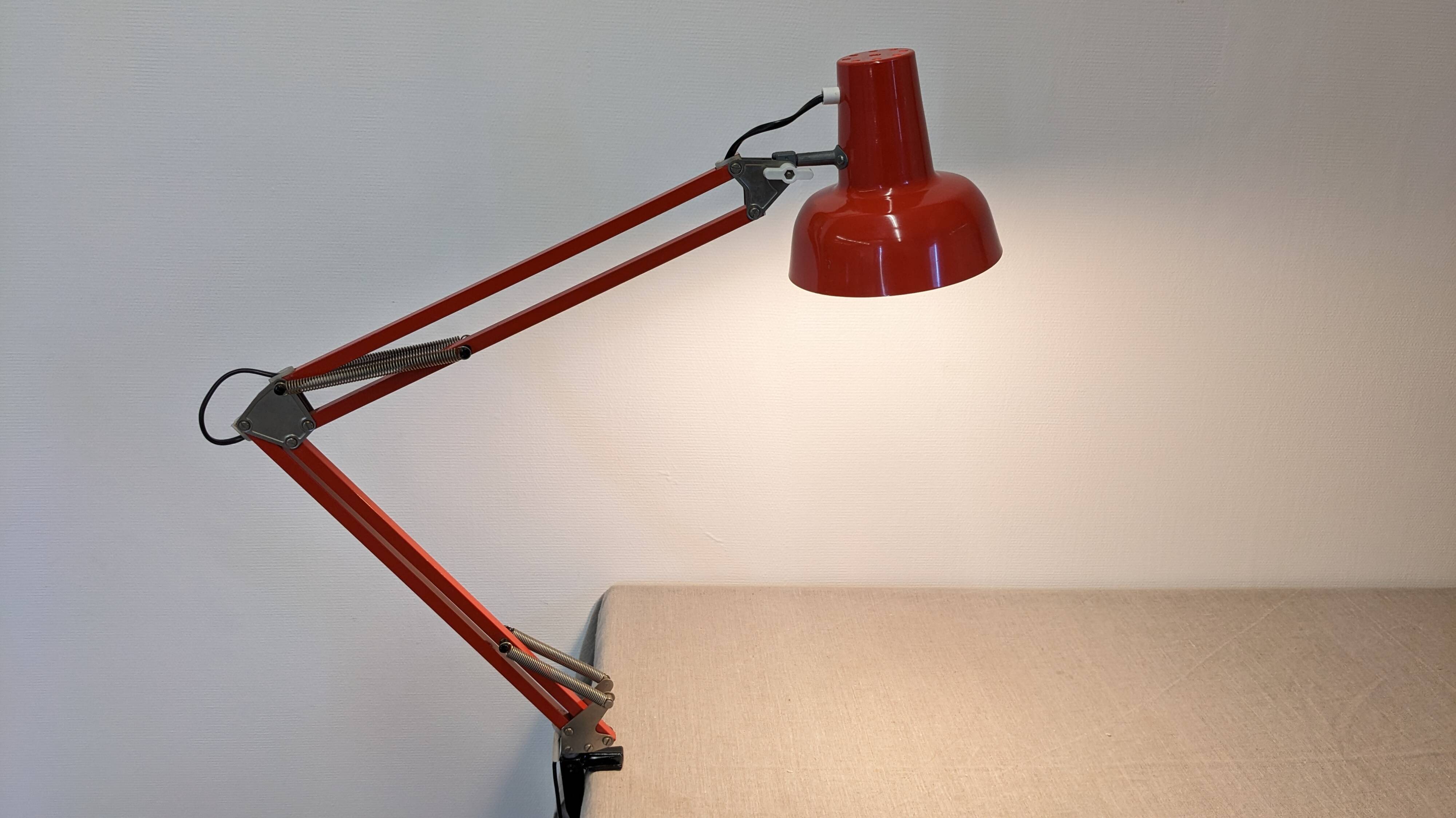 Lampe d'architecte, de bureau articulée, France vers 1970