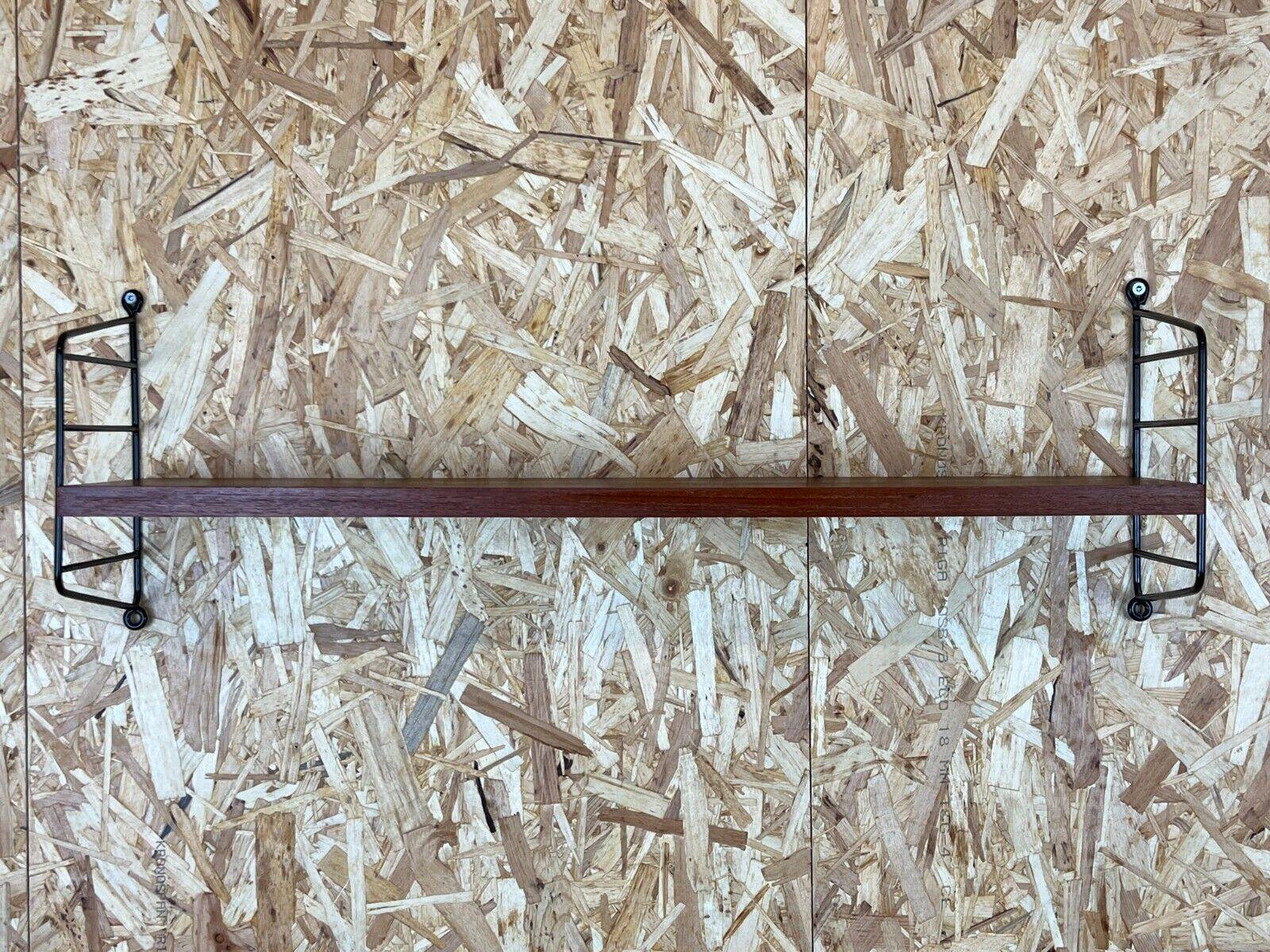 60s 70s teak string shelf module by Kajsa & Nils “Nisse” Strinning Sweden 60s