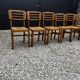 Set of 6 raw stone chairs French design