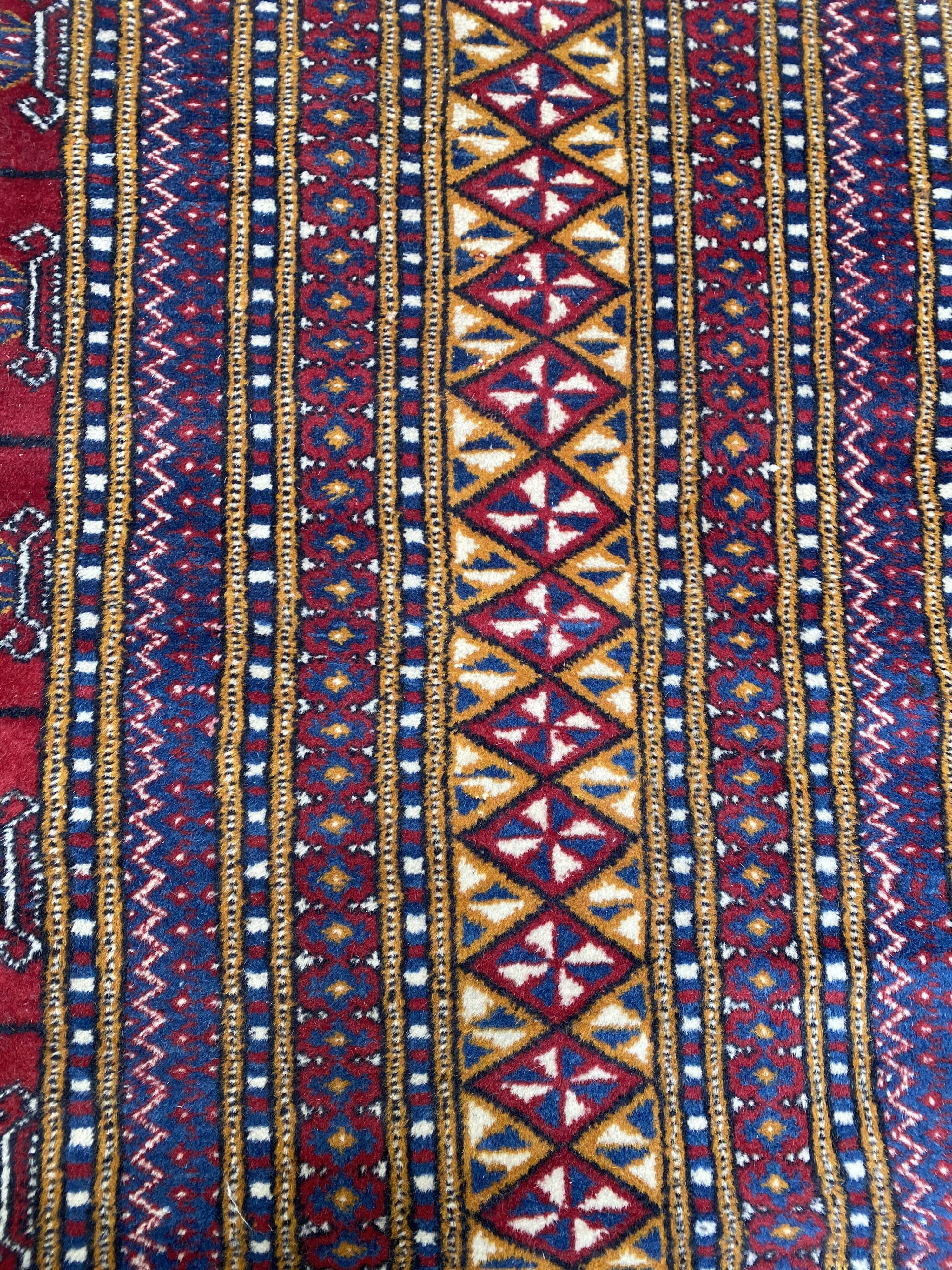 Handmade bukhara oriental carpet 270 x 160 cm