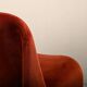 Giancarlo Piretti Alky Lounge Chair in Rust Velvet for Anonima Castelli,