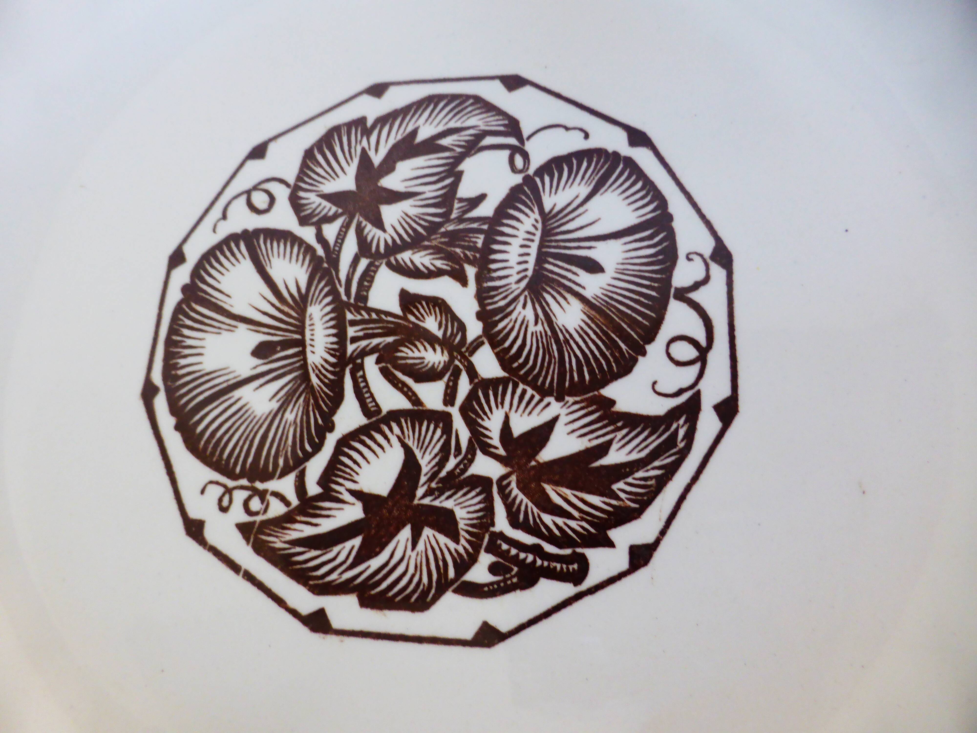 3 Sarreguemines soup plates, Argonne model 210744