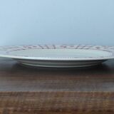Plat de service en faïence avec décor de cerises