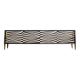 Scandinavian Sideboard in Birch with Hand-Painted Op-Art Pattern, 1960s