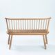 Banc en osier tressé Arno Lambrecht pour WK Mobel, 1950