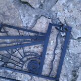 Art Deco wall coat rack