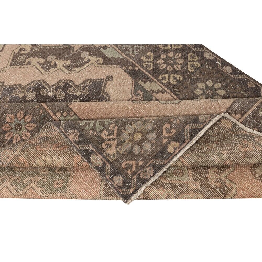 Handknotted Runner Rug for Hallway. Vintage Corridor. Kitchen Runner Carpet. Stair Rug